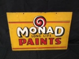 Monad Paints Hand Painted Metal Sign
