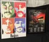 Beatles Picture and Pink Floyd Print
