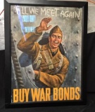 Buy War Bonds Framed Poster