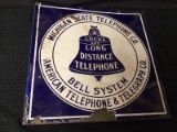 Michigan Bell System Flange Porcelain