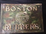 Boston Rubbers Tin Sign