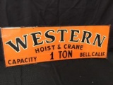 Western Hoist and Crane Tin