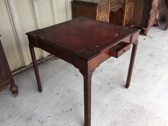 Mahogany Game Table