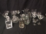 Cocktail stems, pitchers and decanters