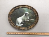 Modern Oval Dog Picture