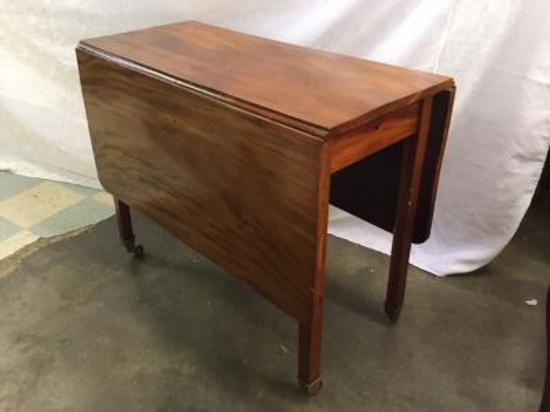 Antique Drop Leaf Mahogany Table