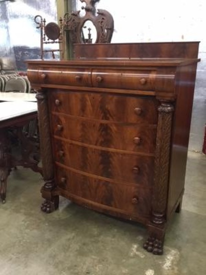 Flame Mahogany Empire Chest