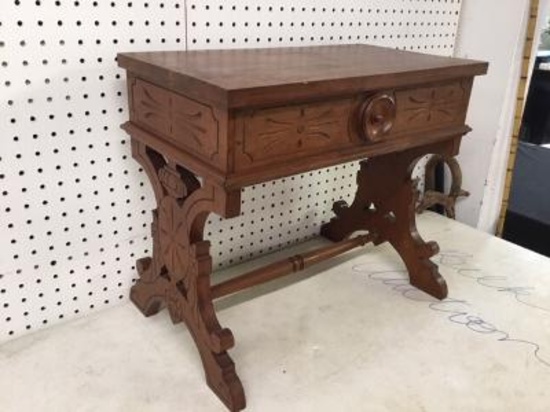 Small Walnut Eastlake Table