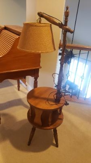 Vintage Maple Lamp Table