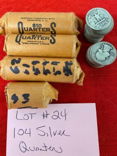 104 Silver Quarters