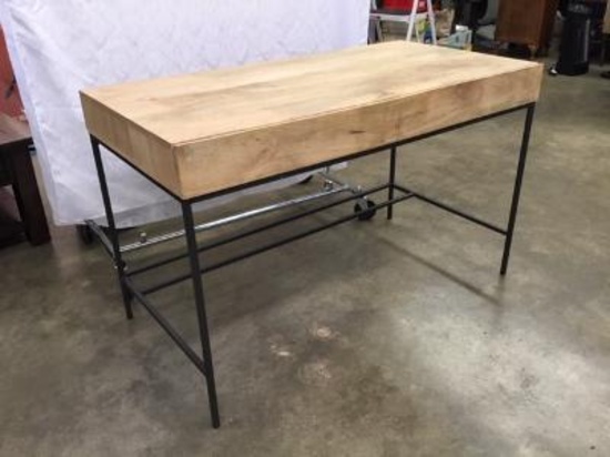 Modern Wood and Metal Desk