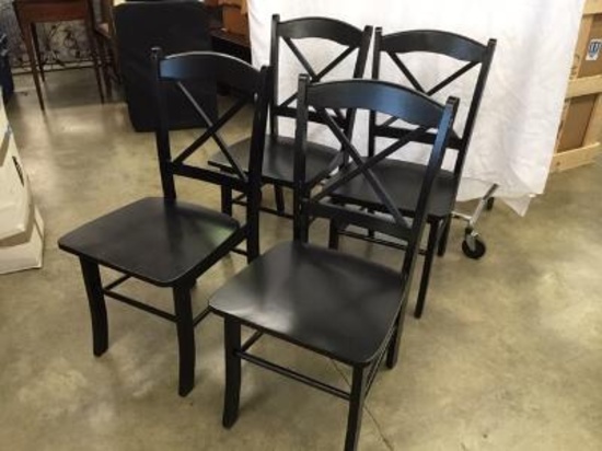 4 Black Chairs