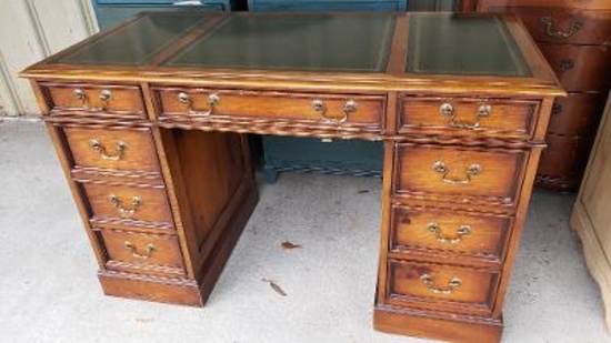 Sligh Leather Top Desk