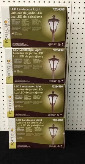 4 LED Landscape Lights