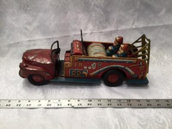 Old Toy Fire Truck