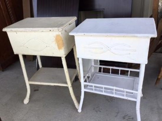 2 Sewing Stands