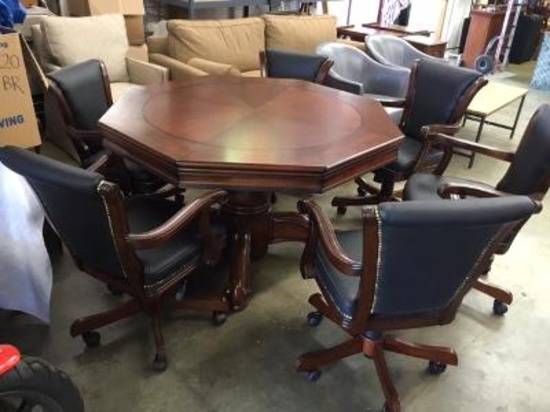 Game Table with 6 Chairs