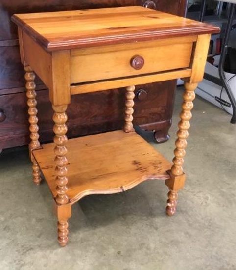 Pine Table With Drawer
