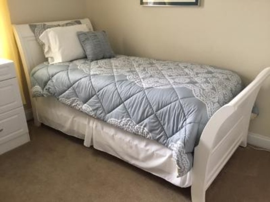 Pair Single Sleigh Beds