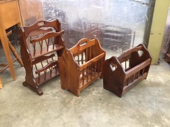 3 Magazine Racks