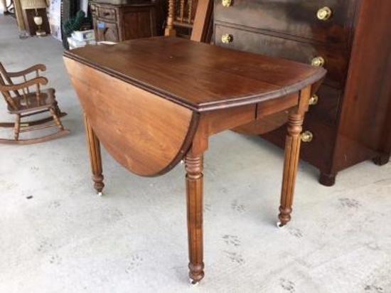 Walnut Drop Leaf Table