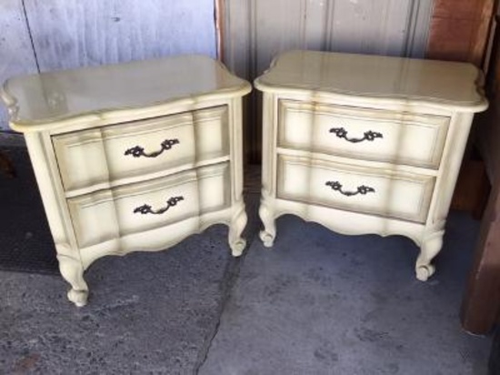 Pair French Provincial End Tables