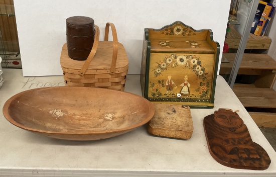 Wooden Items, Basket
