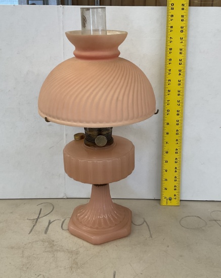 Pink Aladdin Oil Lamp