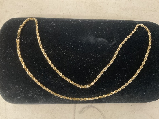 14Kt 22" Rope Chain
