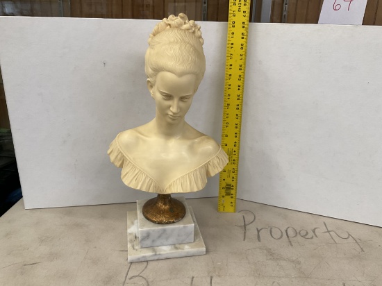 Bust w/Marble Base
