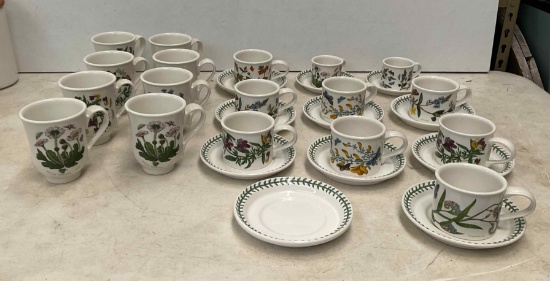 Portmerion Cups, Saucers, Mugs