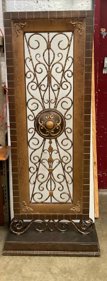 Tall Wooden/Metal Panel