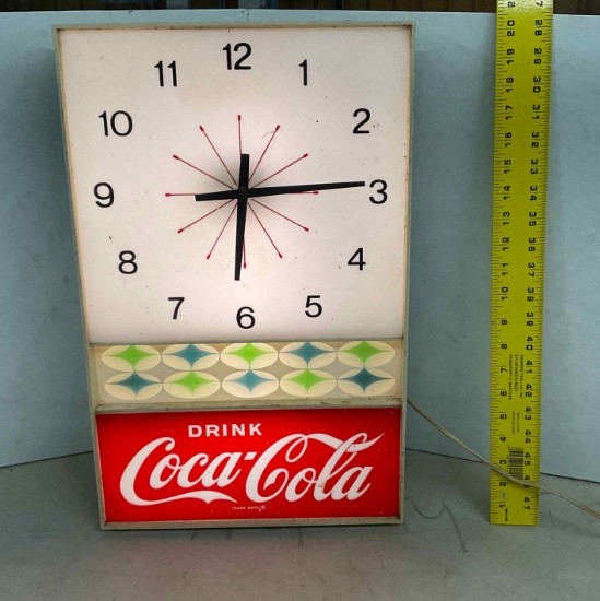 Lighted Coke Clock
