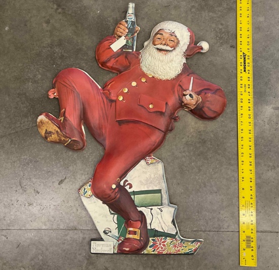 Norman Rockwell Plastic Santa
