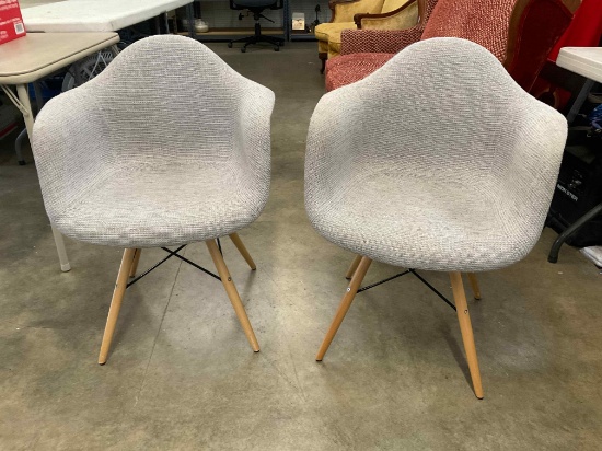 Pair Modern Chairs