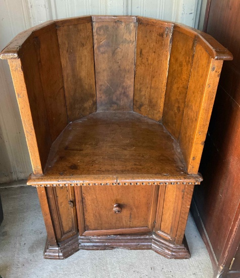 Antique Chair w/Storage