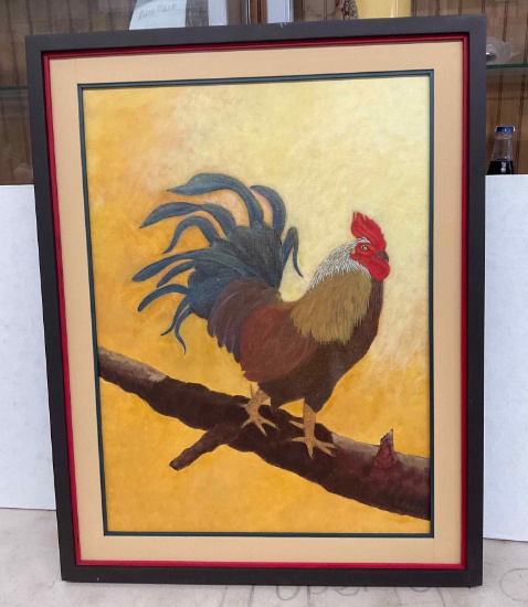 Acrylic Rooster Painting