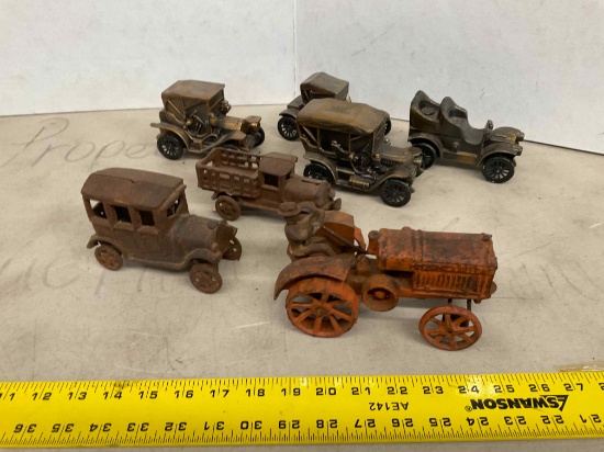 Old Banks, Cast Iron Cars