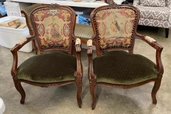 Pair of Antique Armchairs