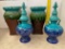 Decorative Vases, Pedestals