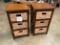 Pair Tables w/Drawers