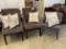 3 Chairs, Pillows