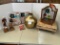 Curtains, Figures, Decorative Birdcages, etc