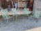 Vintage Green Metal Chairs