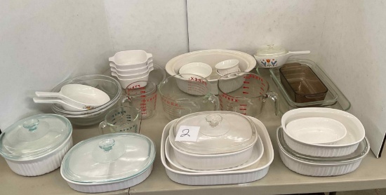 Casserole Dishes, Measuring Cups, etc