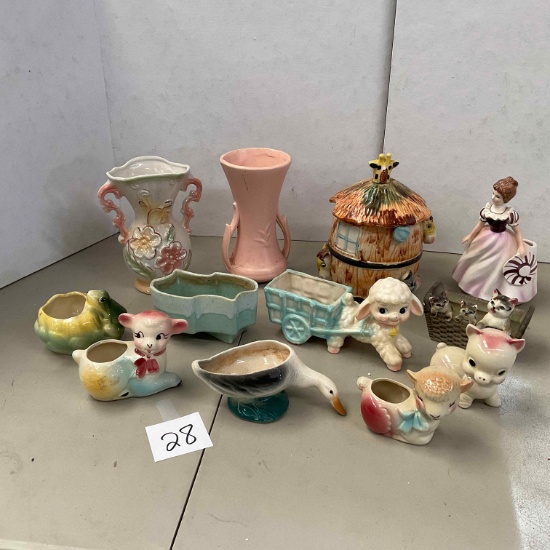 Vintage Planters, etc