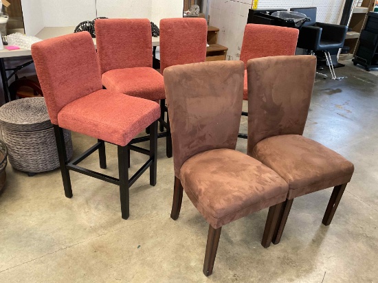 4 Barstools, 2 Chairs