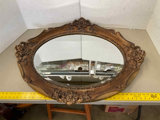 Ornate Oval Mirror