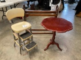 Quilt Rack, Table, Vintage Kitchen Chair