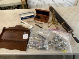 Collector Spoons, Magnifier, etc